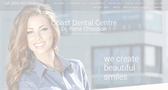 Desktop Screenshot of coastdental.ca