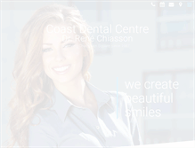Tablet Screenshot of coastdental.ca